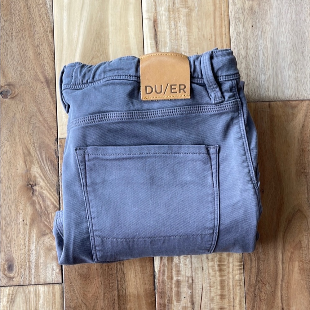 DU/ER Gray No Sweat Jogger Pants